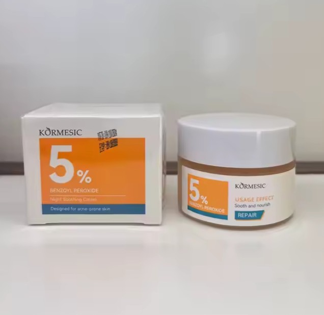 Benzoyl Peroxide Nighttime Soothing Face Cream