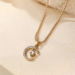 Sun Moon Clavicle Chain